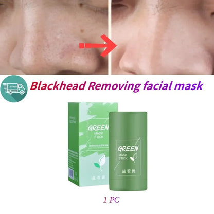 Original Green Tea Deep Remove Blackheads Acne Mud Mask Stick Shrink Pores Dispel Acne Cream Treat Pimple Korean Clean Skin Care