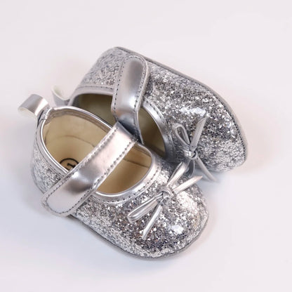 New baby toddler shoes sequin Korean casual fashion front shoes anti-drop shoes ins