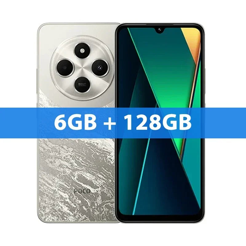 POCO C75 Global Version Helio G81-Ultra Xiaomi HyperOS 50MP AI dual Camera 5160mAh Battery NFC 6.88'' 120Hz Display