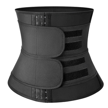 Qtree Waist Trainer Plus Size for Women Sports Girdle Corset Slimming Belly Body Shaper Sweat Trimmer Belt Slimmer Weight Loss