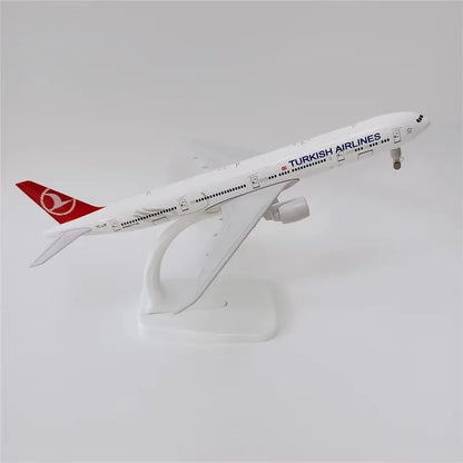 20CM Boeing 777 Air Canada Alloy Airplane Model Toy With Wheel Replica Aircraft Plane Boys for Collectible Display Gift