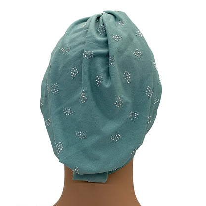 Summer Breathable Muslim Turban Cap Diamonds Under Scarf Hat Fashion Inner Hijab Bonnet