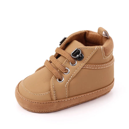 Baby Boy Sneakers Newborn PU Leather Infant Casual Girl Shoes Soft Sole Anti-slip Toddler First Walkers Crib Shoes