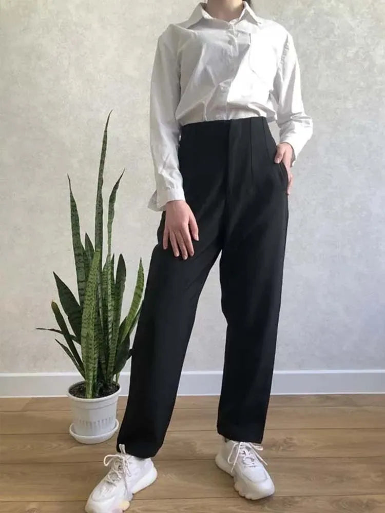 Woman Pencil Pants High Waist