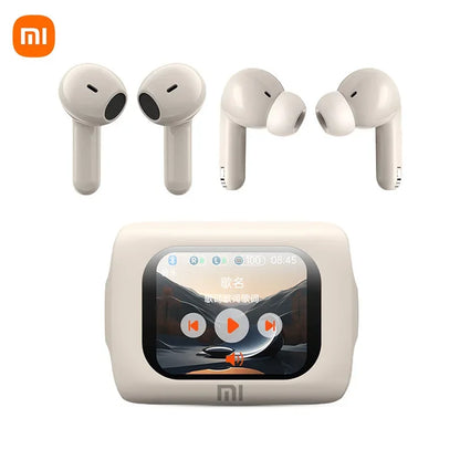 New Wireless Earphones 5.4 Smart Touch Screen Headset A box of 2 pairs of earbuds