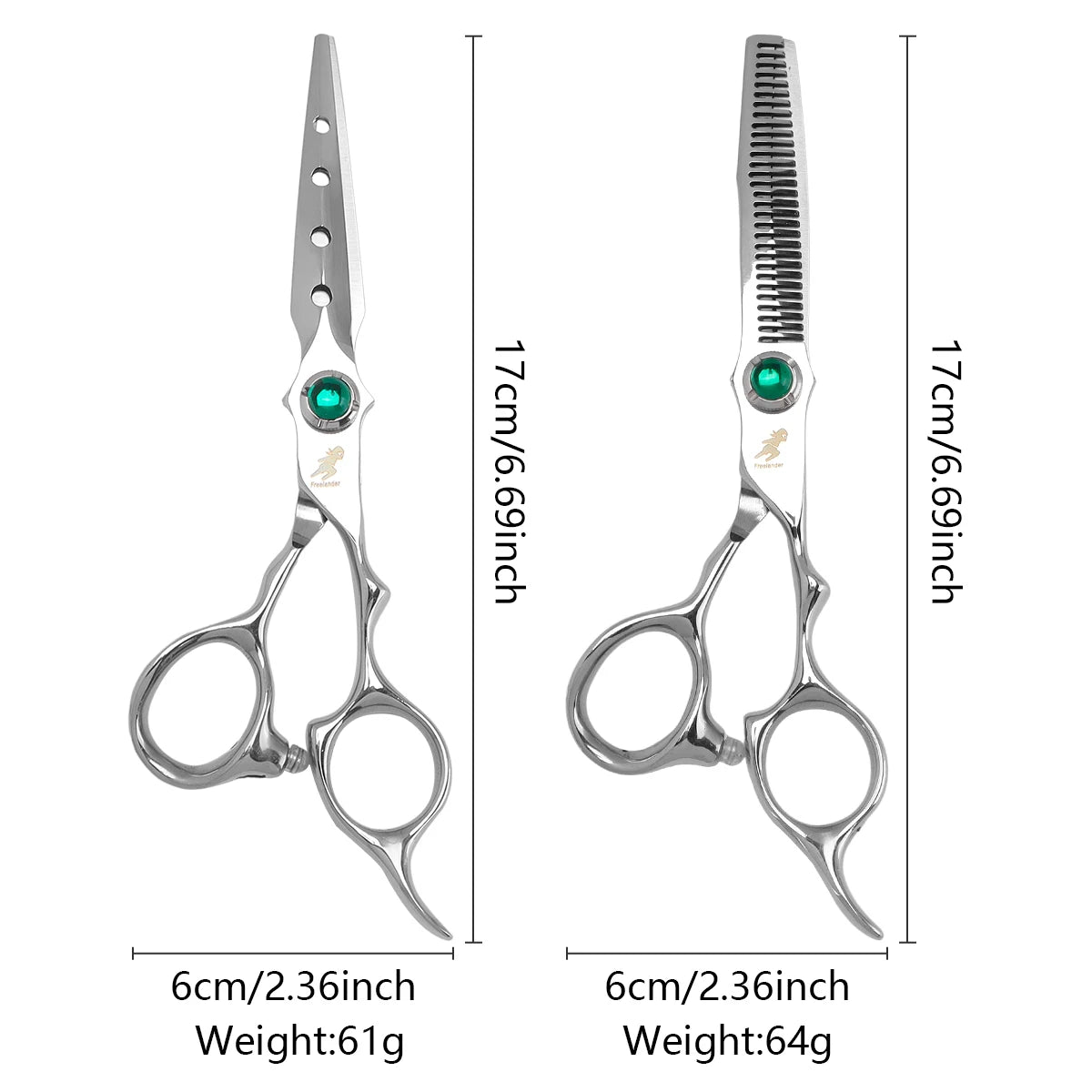 Barbershop Hair Scissors Barber Salons Shears 6 Inch