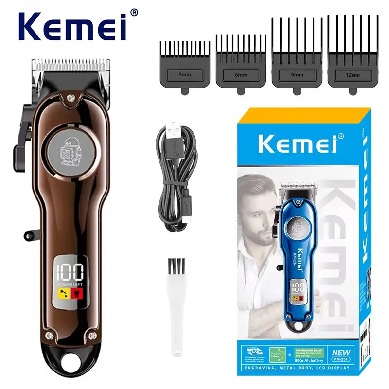 Kemei KM-234 professional electric hair clipper cordless hair clipper men's hair clipper electric shaver hair clipper