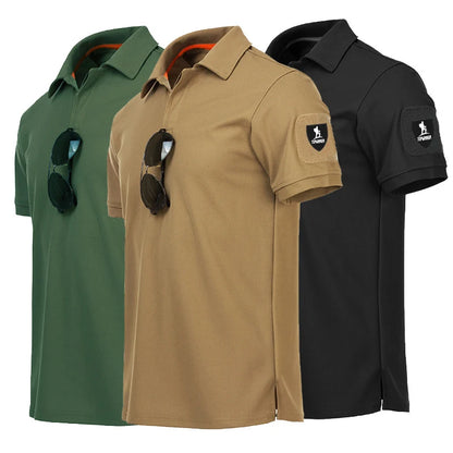 Outdoor Tactical  Polo Shirts Summer Custom Plus Size Military Clothes