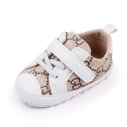 New 0-18M Baby Shoes Girls Newborn Infant Toddler Casual Comfor Cotton Sole Anti-slip PU Leather First Walkers Crawl Crib Shoes