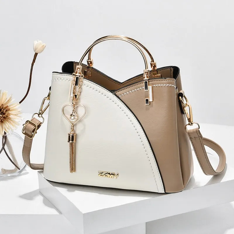 Handbags For Women New Trend Highend Sense of All Match Color Large Capacity One-shoulder Messenger PU Leather Handbag
