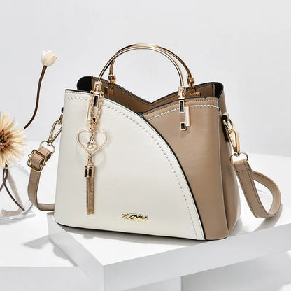 Handbags For Women New Trend Highend Sense of All Match Color Large Capacity One-shoulder Messenger PU Leather Handbag