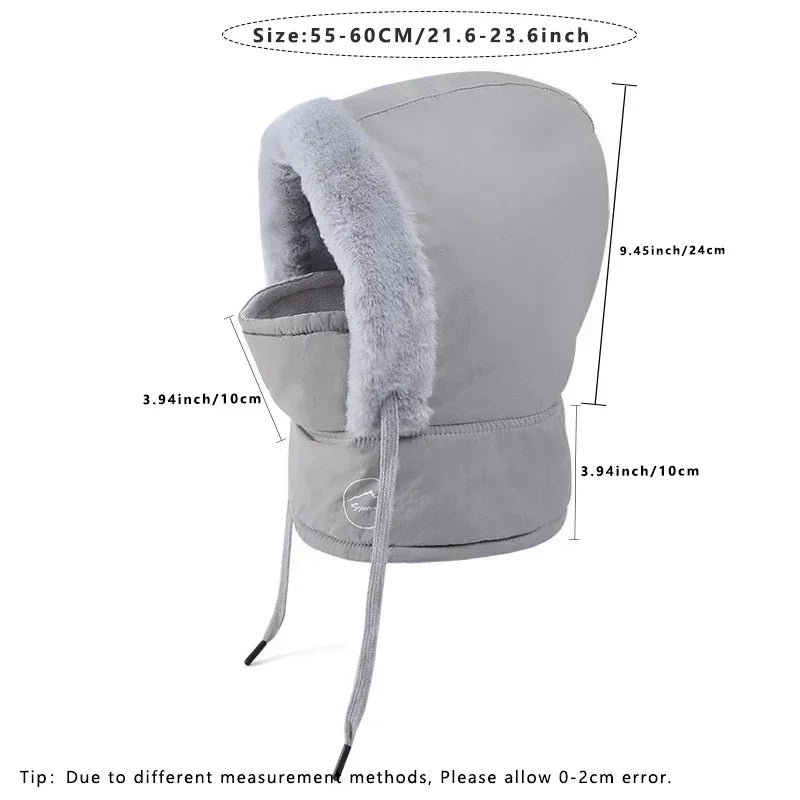 Balaclava Winter Windproof Ski Visor Childs Adults Hat Breathable Thermal Face Mask Neck Warmer Scarf Helmet Hood Cycling Cap