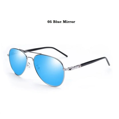 Classic Men And Women Polarized Sunglasses Fashion Metal Pilot Driving Fishing Sun Glasses Man Vintage Sunglass UV400 Eyeglasses