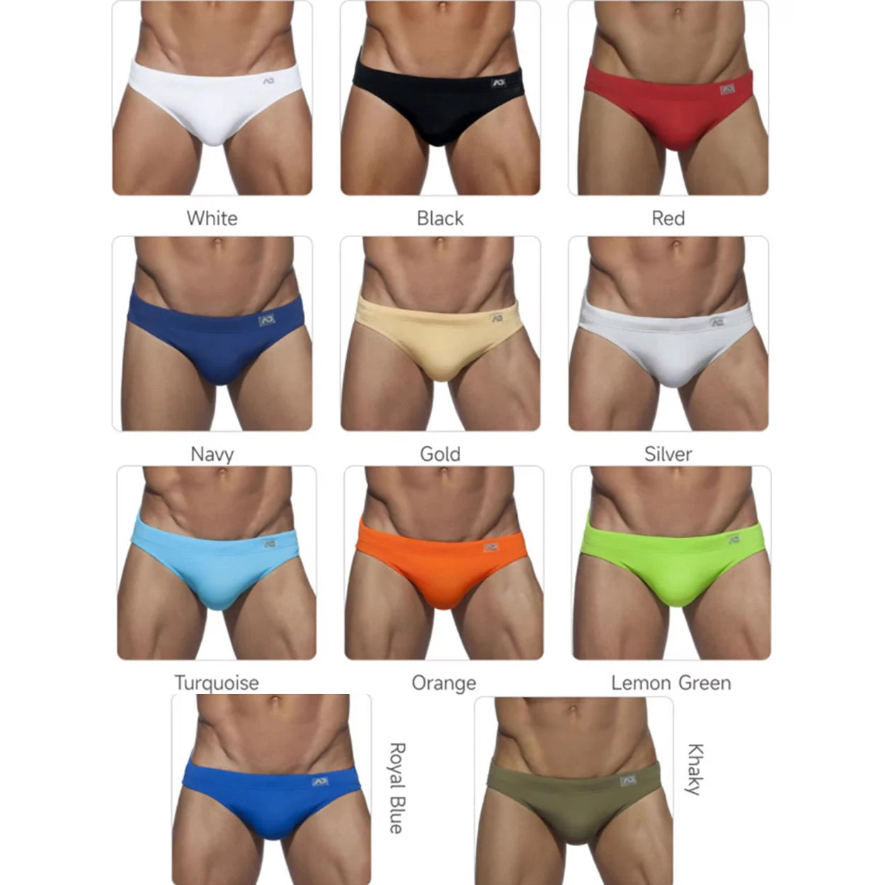 Brand Designer Men's Underwear Beach Swimming Pants Stretch Sports Comfortable Antibacterial Breathable Youth Briefs Underpants