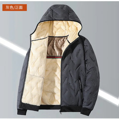 Multi Pocket Men's Autumn and Winter New Warm Jacket Men's Casual Zipper Anti Cold Versatile Men's Cotton Jacket