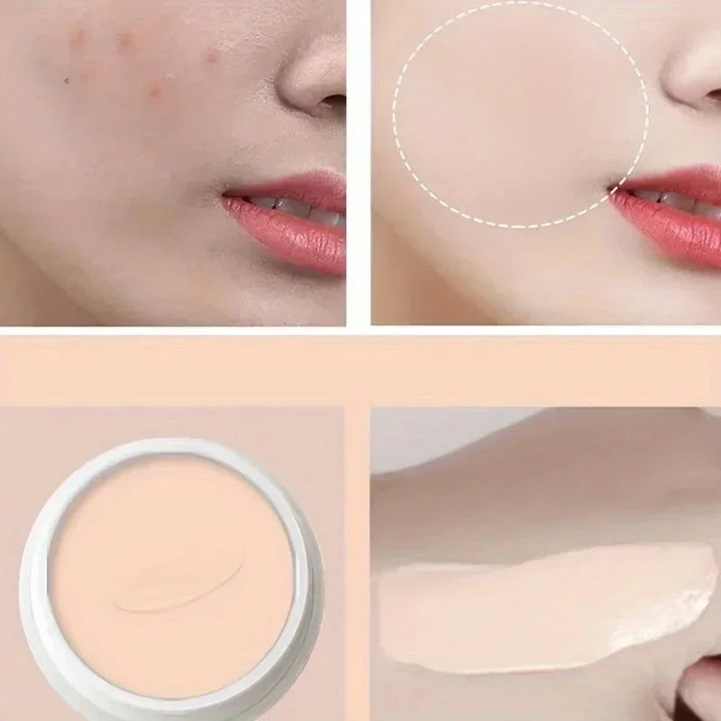 Waterproof Full Coverage Concealer for Tattoos Scars Acne Marks Dark Circles Natural Finish Foundation For All Skin Tones Makeup
