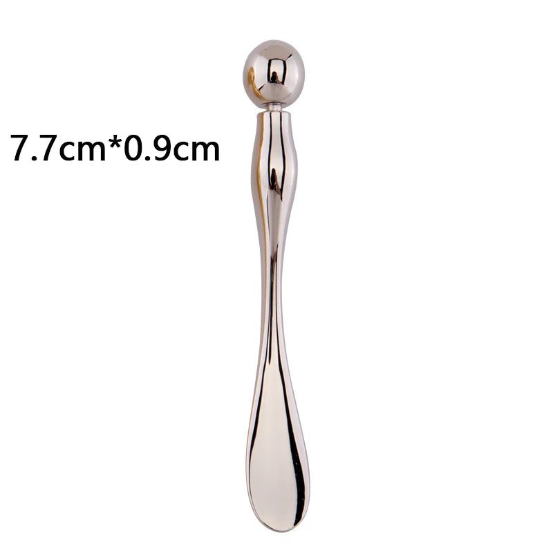 Metal Face Massage Stick Anti Wrinkle Eye Cream Applicator Mask Mixing Spatulas Scoop Eyes Massage Beauty Bar Facial Care Tool