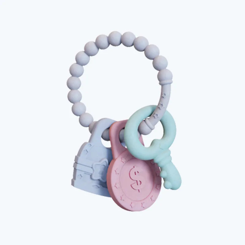 Rattle Teether Toys For Babies Development Baby Games Sensory Toys Baby Teether For Newborns Baby Rattles Toys 0 12 Months