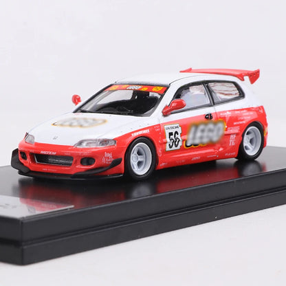 Fuji 1:64 Rocket Bunny Civic EG6 Wide-body Alloy Model Car
