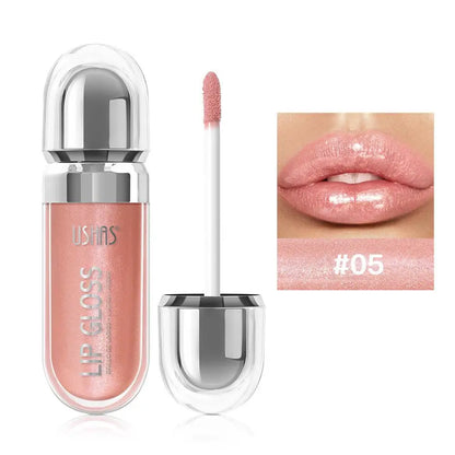 12 Colors Glitter Lip Gloss Long Lasting Diamond Pearlescent Metallic Liquid Lipstick