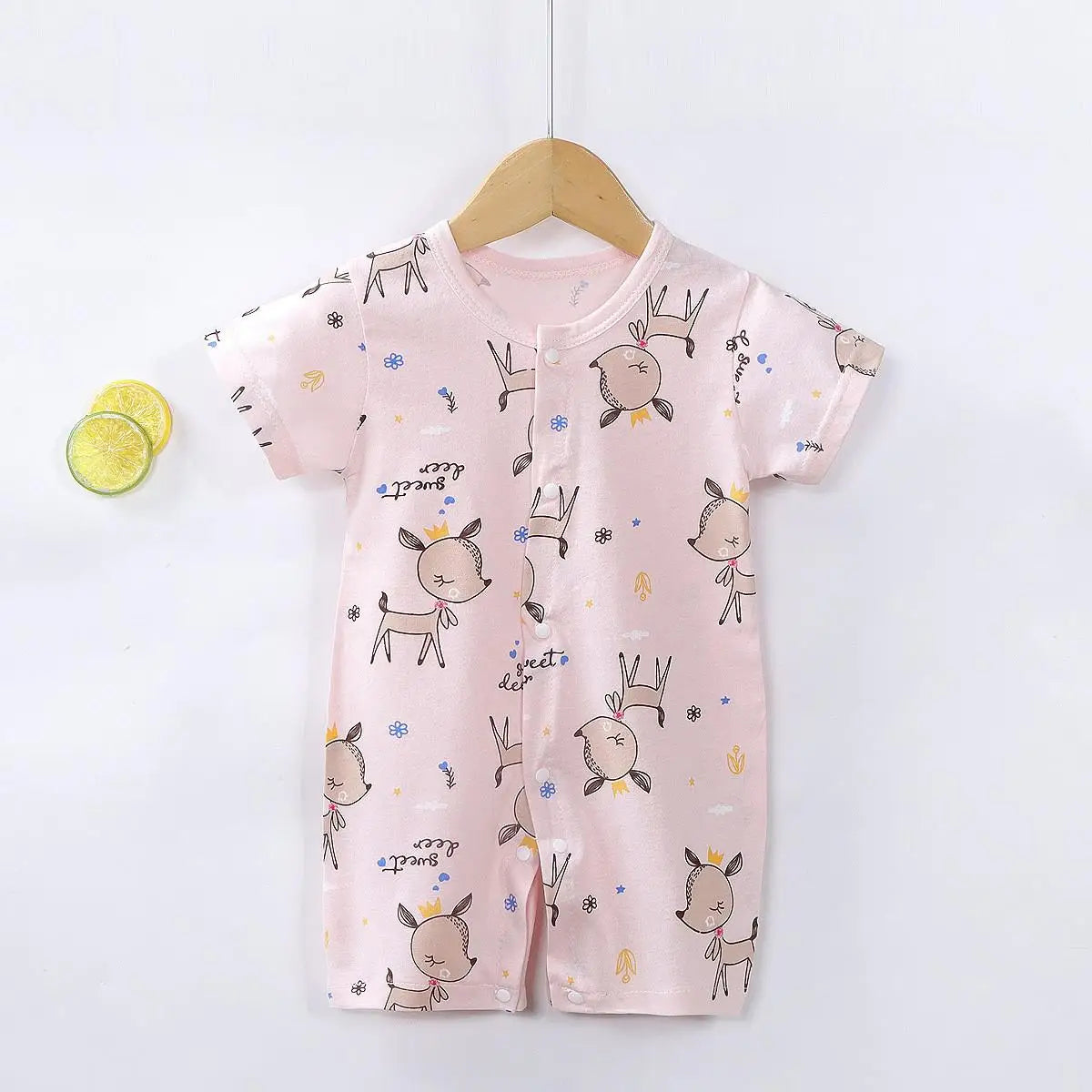 0-2 Age Mickey Newborn Baby Jumpsuit Summer Clothing Short Sleeved Infant Onesie Cotton Soft Baby Girl Rompers Toddler Costume