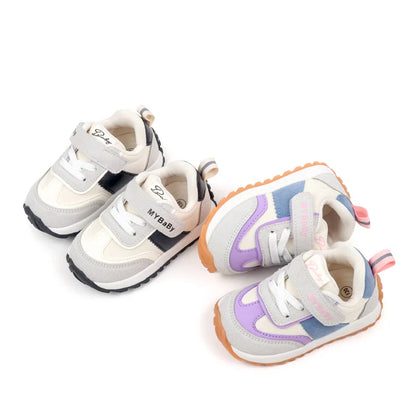 Spring and Autumn Children Casual Sports Shoes High Quality Anti Slip Walking Shoes for Girl Boy Cute Baby Prewalker Shoes BM16