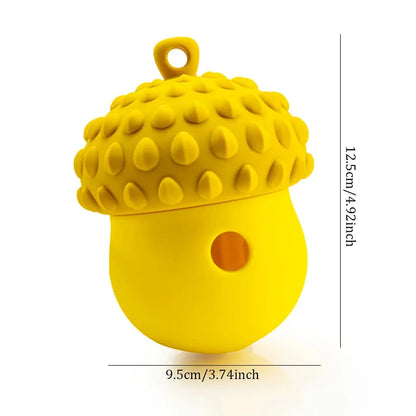 Dog Toys Leaking Food Ball Funny Interactive Pet Slow Feeder Bowl Puzzle Toy Pinecone Pet Tooth Cleaning Chew Toys Pet Supplies