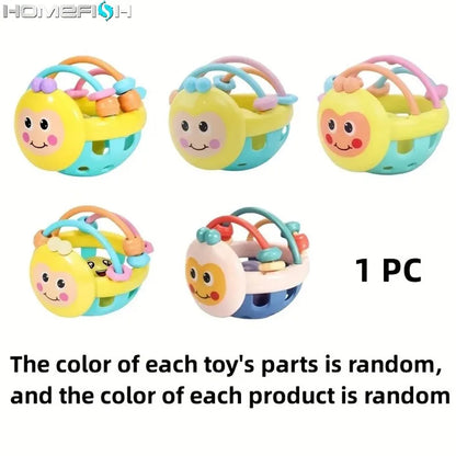 1 Pc 10cm Baby Toy Catch Ball Bendy Baby Walker Rattles Develop