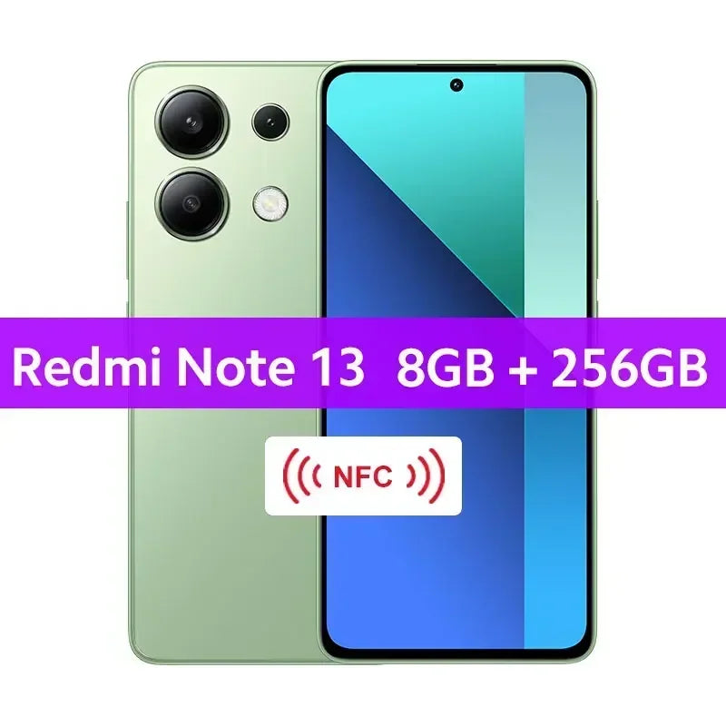 Global Version Xiaomi Redmi Note 13 Smartphone Snapdragon® 685 108MP camera 120Hz AMOLED display 33W charging