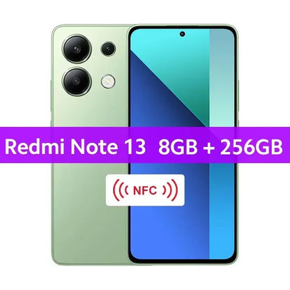 Global Version Xiaomi Redmi Note 13 Smartphone Snapdragon® 685 108MP camera 120Hz AMOLED display 33W charging