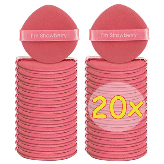 1-20pcs Sponge Air Cushion Cosmetic Puff Double Side
