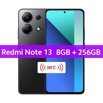 Global Version Xiaomi Redmi Note 13 Smartphone Snapdragon® 685 108MP camera 120Hz AMOLED display 33W charging