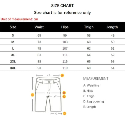 Summer Retro Fashion Denim Shorts for Men Loose Straight Leg Multi-pocket Short Jeans With Elastic Waist and Drawstring Male