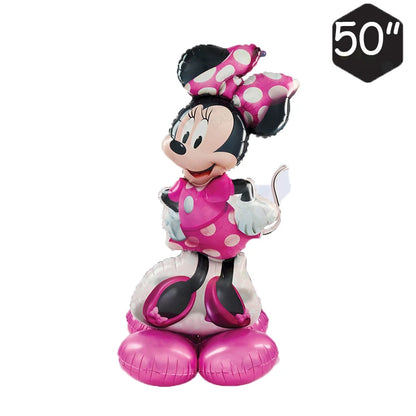 Minnie Mouse Party Decoration Disposable Tableware Minnie Cup Plate Balloon For Girls Baby Bath Birthday Party Supplies