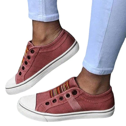 Low-cut Trainers Canvas Flat Shoes Women Casual Vulcanize Shoes New Women Summer Autumn Sneakers Ladies WDHKUN