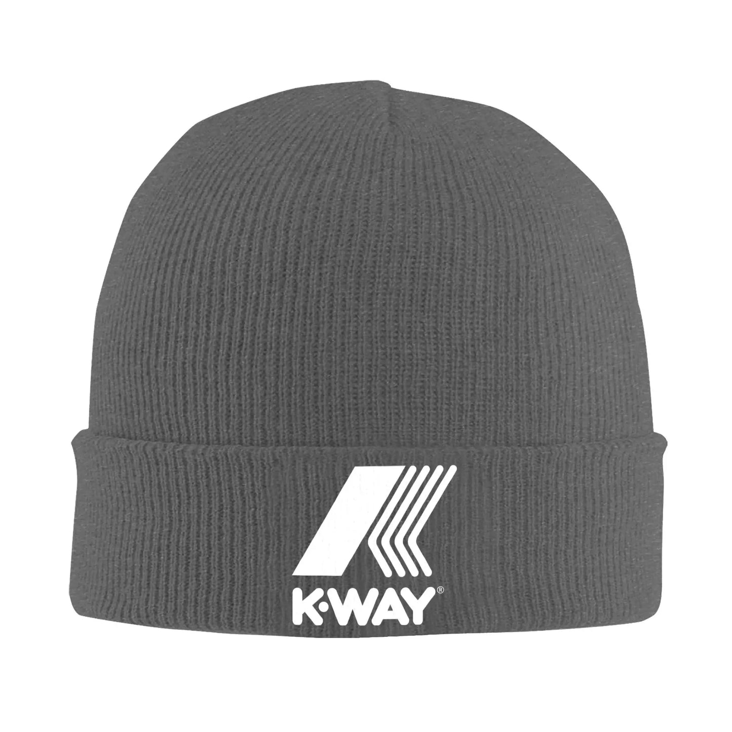 K-Ways Logo Knitted Hat Beanies Autumn Winter Hat Warm Acrylic  Street French Brand Cap for Men Women Gift