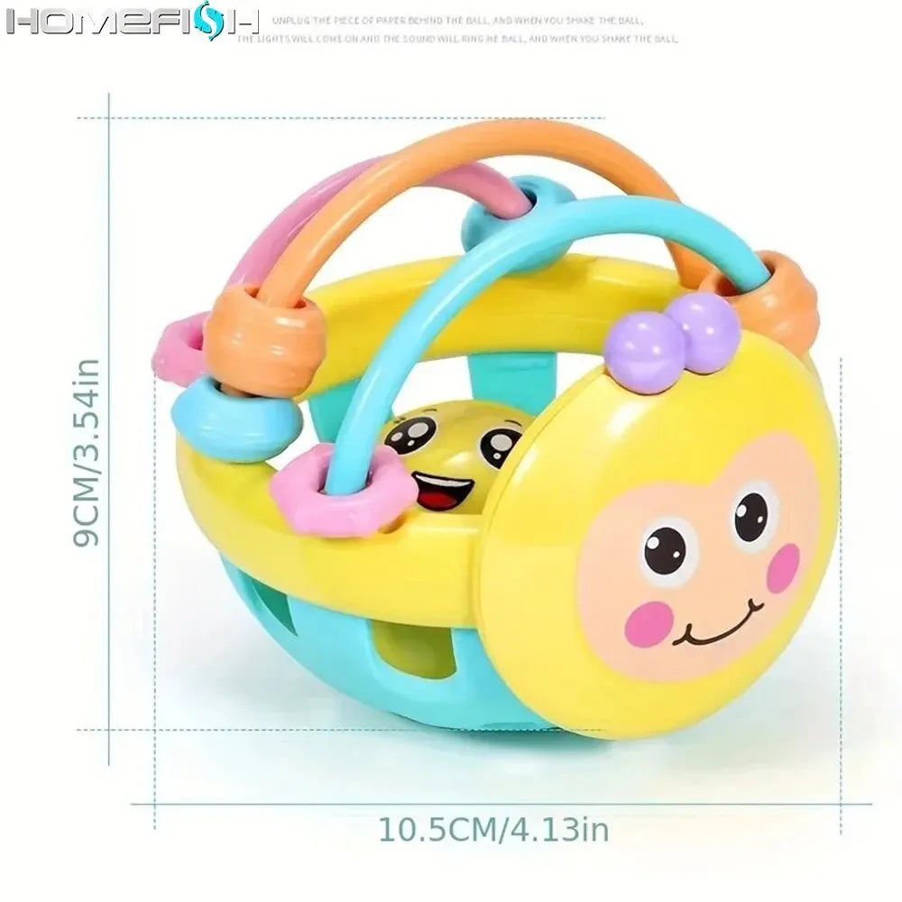 1 Pc 10cm Baby Toy Catch Ball Bendy Baby Walker Rattles Develop