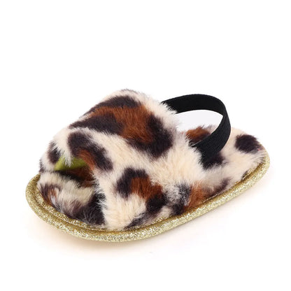 Fashion Faux Fur Baby Shoes For Newborn Spring Winter Cute Infant Toddler Baby Boys Girls Shoes