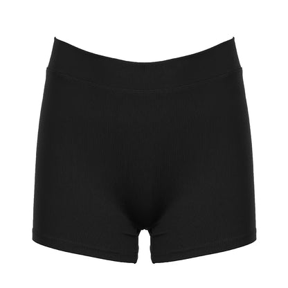 CIBBAR Streetwear y2k Fitness Shorts Chic Black Hot Sexy Flods Shorts Casual High Waist Elastic Skinny Short Pants Korean Women