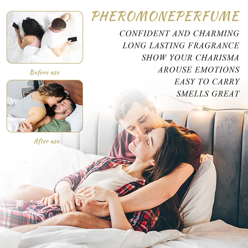 90ML Pheromone Seductive Perfume Of Man To Attract Woman Charming Fragrance Women Flirting Dating Scent Long Lasting Body Spray