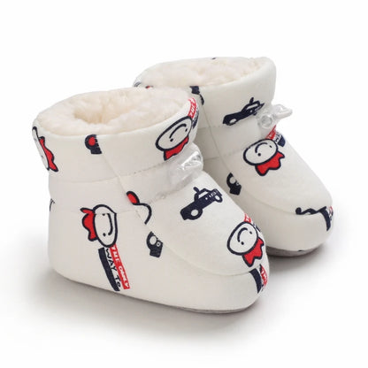 Winter Baby Shoes Boys Girls Cotton Soft Sole Snow Booties Thick Winter Warm Newborn Toddler Boots Shoes Frist Walking Shoes