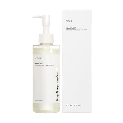 Anua Heartleaf Pore Control Cleansing Oil Deep Clean Make Up Remover And Blackheads Removal 200ML anua skin care product