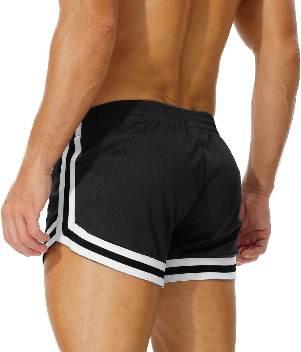 AIMPACT Men's Mesh Running Shorts Retro 3 Inch Quick Dry Gym Athletic Workout Short Shorts