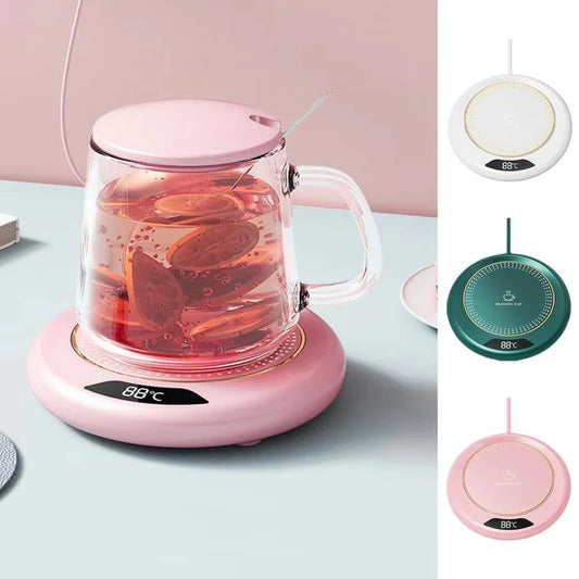 Heating Coaster USB Home Heating Coaster 3-speed Adjustment Heating 55 Degrees Constant Temperature