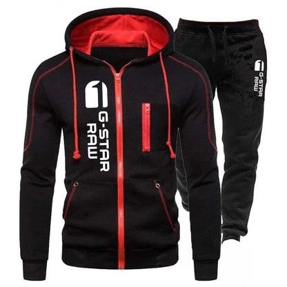 Sweatshirt 2024 Sportswear Man Casual Jogging Sports Suits Comfortable Sweatsuit Hoodie Sets for Men Two Piece Tracksuit Fashion