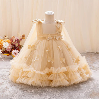 0-5-year-old toddler BABY birthday Dress