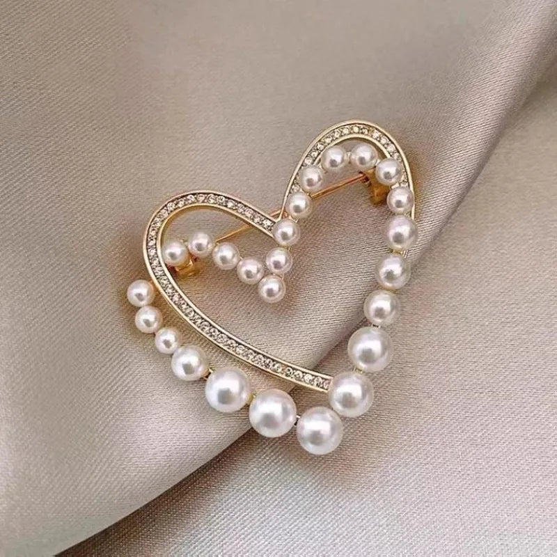 Pearl Butterfly Brooch High-end Small Fragrance Exquisite