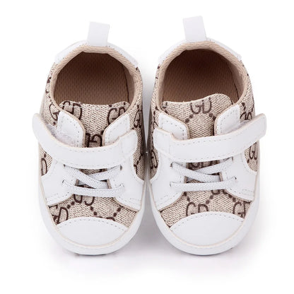 New 0-18M Baby Shoes Girls Newborn Infant Toddler Casual Comfor Cotton Sole Anti-slip PU Leather First Walkers Crawl Crib Shoes