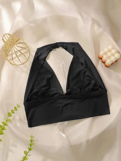 Sexy Front Closure Bra Female Deep V Bra Wireless Bras