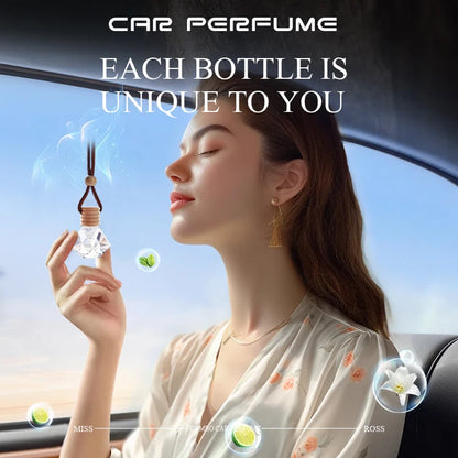 8ml Fruit Fragrance Long-lasting Fragrance Car Perfume Pendant Deodorant Fashion Car Aromatherapy To Accompany Comfortable Drive